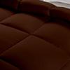 All Star Linen Brown Chocolate Box Stitched Down Alternative Blanket Palatial King 120x98 view 3