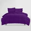 All Star Linen Purple Box Stitched Down Alternative Blanket Eastern King 116'' x 108'' view 2