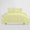 All Star Linen Ivory Box Stitched Down Alternative Blanket Palatial King 120x98 view 2