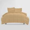 All Star Linen Taupe Box Stitched Down Alternative Blanket Eastern King 116'' x 108'' view 2