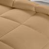 All Star Linen Taupe Box Stitched Down Alternative Blanket Eastern King 116'' x 108'' view 3