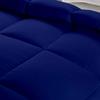 All Star Linen Royal Blue Box Stitched Down Alternative Blanket Eastern King 116'' x 108'' view 3