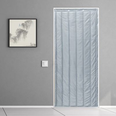 HORV Thermal Insulated Doorway Curtain Soundproof Blanket Garage Curtains Noise Cancelling Privacy Protection Windproof for Bedroom Kitchen Basement Glass Door (Size : W100cm*H240cm/39.5 * 94in)