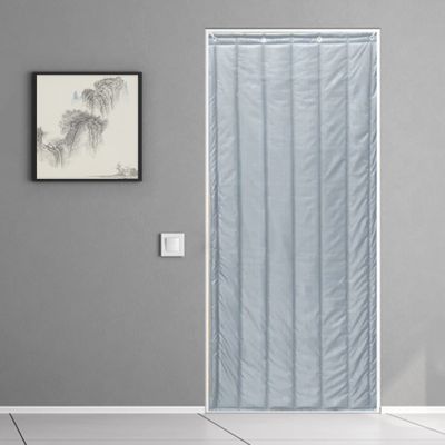 HORV Thermal Insulated Doorway Curtain Soundproof Blanket Garage Curtains Noise Cancelling Privacy Protection Windproof for Bedroom Kitchen Basement Glass Door (Size : W90cm*H240cm/35.5 * 94in)