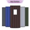 HORV Thermal Insulated Doorway Curtain Soundproof Blanket Garage Curtains Noise Cancelling Privacy Protection Windproof for Bedroom Kitchen Basement Glass Door (Size : W90cm*H240cm/35.5 * 94in) view 2