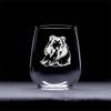 C M Shetland Sheepdog Themed Dog Stemless Wine Glass - Sheltie Gift for Women and Men 17 oz. view 2