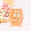 C M Shetland Sheepdog Themed Dog Stemless Wine Glass - Sheltie Gift for Women and Men 17 oz. view 3