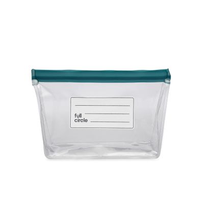 Full Circle Ziptuck Reusable Fruit Storage Bag  Food Safe, BPA-Free Food Storage Bag for Berries, Citrus and Stone Fruits  Leakproof Zip Seal Produce Bag