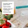 Full Circle Ziptuck Reusable Fruit Storage Bag  Food Safe, BPA-Free Food Storage Bag for Berries, Citrus and Stone Fruits  Leakproof Zip Seal Produce Bag view 3