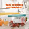 Full Circle Ziptuck Reusable Fruit Storage Bag  Food Safe, BPA-Free Food Storage Bag for Berries, Citrus and Stone Fruits  Leakproof Zip Seal Produce Bag view 4