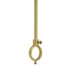 36" Shower Curtain Rod Ceiling Support (Polished Brass) view 2