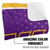 University of Northern Iowa Blanket, 50"x60" Logo Dots Silky Touch Sherpa Back Super Soft Throw Blanket view 3