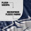 University of New Hampshire Blanket, 50"x60" Logo Dots Silky Touch Sherpa Back Super Soft Throw Blanket view 4
