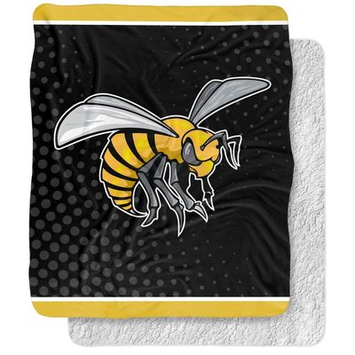 Alabama State University Blanket, 50"x60" Logo Dots Silky Touch Sherpa Back Super Soft Throw Blanket