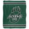 Adams State University Blanket, 50"x60" Primary Logo Stripes Silky Touch Sherpa Back Super Soft Throw Blanket view 2