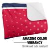 University of Dayton Blanket, 50"x60" Logo Dots Silky Touch Sherpa Back Super Soft Throw Blanket view 3