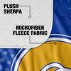 Albany State University Blanket, 50"x60" Logo Dots Silky Touch Sherpa Back Super Soft Throw Blanket view 4