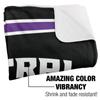 University of Central Arkansas Blanket, 50"x60" Primary Logo Stripes Silky Touch Sherpa Back Super Soft Throw Blanket view 3