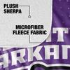 University of Central Arkansas Blanket, 50"x60" Logo Dots Silky Touch Sherpa Back Super Soft Throw Blanket view 4