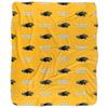 University of Wisconsin Milwaukee Blanket, 50"x60" Logo Pattern Silky Touch Sherpa Back Super Soft Throw Blanket view 2
