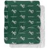 Adams State University Blanket, 50"x60" Logo Pattern Silky Touch Sherpa Back Super Soft Throw Blanket view 1