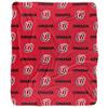 University of Nebraska at Omaha Blanket, 50"x60" Logo Pattern Silky Touch Sherpa Back Super Soft Throw Blanket view 2
