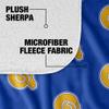 Albany State University Blanket, 50"x60" Logo Pattern Silky Touch Sherpa Back Super Soft Throw Blanket view 4