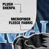 University of Maine Blanket, 50"x60" Logo Dots Silky Touch Sherpa Back Super Soft Throw Blanket view 4