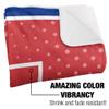 Louisiana Tech University Blanket, 50"x60" Logo Dots Silky Touch Sherpa Back Super Soft Throw Blanket view 3