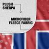 Louisiana Tech University Blanket, 50"x60" Logo Dots Silky Touch Sherpa Back Super Soft Throw Blanket view 4