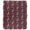 Alabama A & M University Blanket, 50"x60" Logo Pattern Silky Touch Sherpa Back Super Soft Throw Blanket view 2