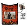 Launchigo Customized Halloween Throw Blankets. Spider Webs, Witch Brew, Ghost and Horror, Decorated Pumpkin Blanket. Fleece Blanket for Halloween.[Custom] (Halloween Blanket 08, 60" X 80") view 3