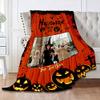 Launchigo Customized Halloween Throw Blankets. Spider Webs, Witch Brew, Ghost and Horror, Decorated Pumpkin Blanket. Fleece Blanket for Halloween.[Custom] (Halloween Blanket 08, 60" X 80") view 4