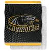 University of Wisconsin Milwaukee Blanket, 50"x60" Logo Dots Silky Touch Sherpa Back Super Soft Throw Blanket view 1