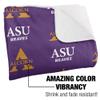 Alcorn State University Blanket, 50"x60" Logo Pattern Silky Touch Sherpa Back Super Soft Throw Blanket view 3