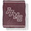 Alabama A & M University Blanket, 50"x60" Logo Dots Silky Touch Sherpa Back Super Soft Throw Blanket view 1