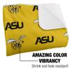 Alabama State University Blanket, 50"x60" Logo Pattern Silky Touch Sherpa Back Super Soft Throw Blanket view 3