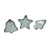 Zeckos Set of 3 Oversized Galvanized Zinc Finish Holiday Christmas Cookie Cutter Wall Hooks - Perfect for Adding a Festive and Unique Touch to Your Kitchen Space view 3