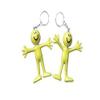 Fun 12 Bendable Smile Keychains Party Favors Treats Gifts Novelty Key Rings view 1