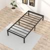 Upcanso 16 Inch Twin XL Bed Frames, Metal Platform Twin XL Bed Frame with Storage, 2,500 lbs Heavy Duty Steel Slats Support, Easy Assembly Mattress Foundation, Black view 4