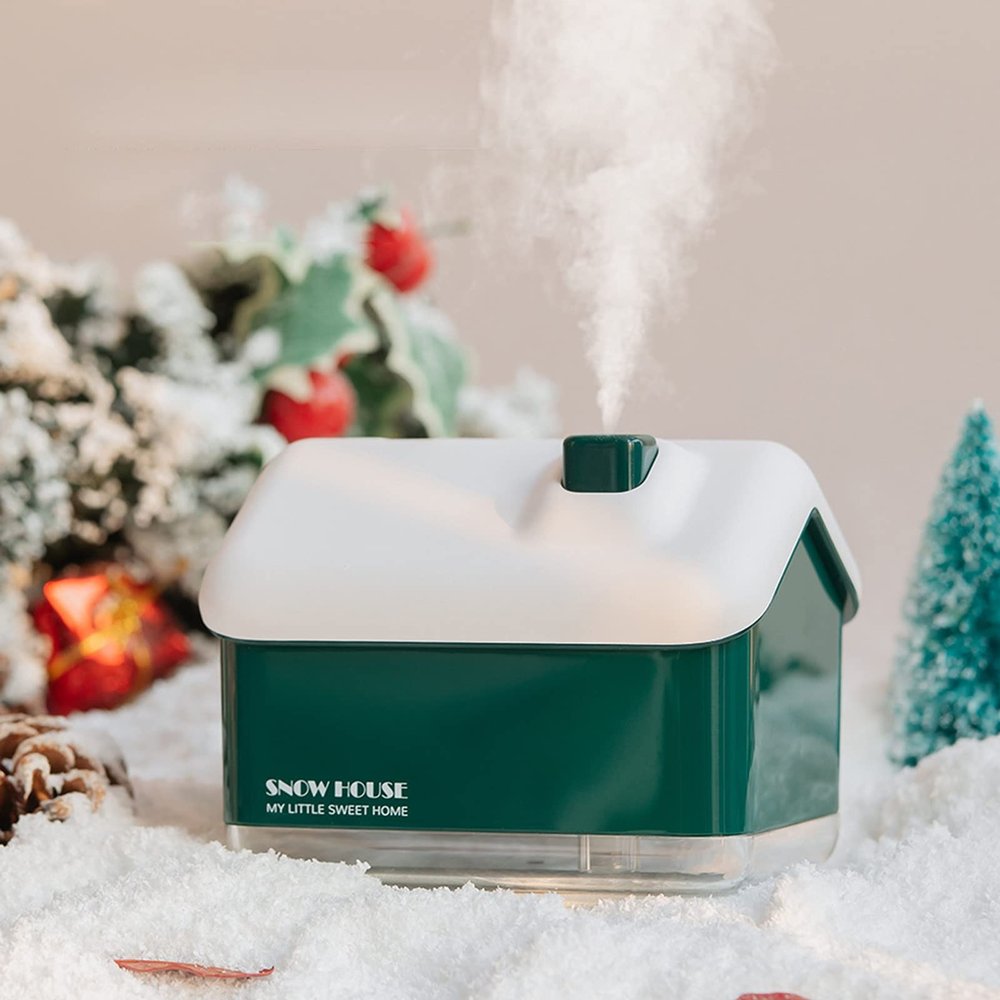 Mini humidifier for Bedroom, Office, car; Portable Small Cold Fog humidifier; Super Quiet USB Desktop with Bedroom Night Light. Ultrasonic Cold Mist humidifier 300ML