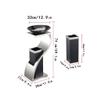 YKHB Garbage Bin with Ashtray Fashion Trash Can Multi-Function Garbage Can 8L/2.1 Gallons Indoor Outdoor Or Commercial Use (Color : B) view 2