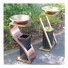 YKHB Garbage Bin with Ashtray Fashion Trash Can Multi-Function Garbage Can 8L/2.1 Gallons Indoor Outdoor Or Commercial Use (Color : B) view 3