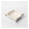 Decorative Trays for Coffee Table, Catchall Bowl Entryway, Leather Tray Organizer Practical Storage Box for Wallets Watches Keys Coins Cell Phones and Office Equipment view 1