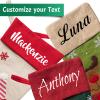 Bllkloruek Set of 6 Personalized Christmas Stockings with Names 7 Patterns Custom Christmas Stockings Bulk for Christams Decor,Holiday,Family view 4