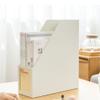LCJQ Home Bookshelf Magazine File Holders, Sturdy Cardboard Magazine Holder, Magazine Storage Boxes, Magazine Organizer, Use as Book Bins, Shelf Organizer Shelves (Color : White) view 4