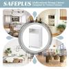 Safeplus Small Floor Storage Cabinet/Organizer with Drawer and Door, For Bathroom & Toilet, White view 4