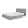 Green Cotton Double 6" Mattress with 2" Foam core in 100% Cotton Fabric Case view 2