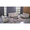 American Eagle Furniture EK099 Light Gray Color with Italian Leather Chair and Wooden Legs view 2