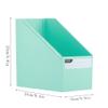 BookEnds Sturdy Cardboard Magazine Holder,High Capacity Magazine Organizer,Magazine Storage Box,Use File Organizer as Book Bins File Holder Bookends of Bookshelves (Color : A) view 2